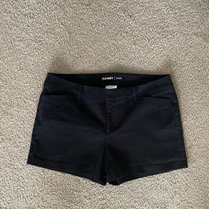 Old Navy, Women’s Pixie Shorts, Black, Size 8